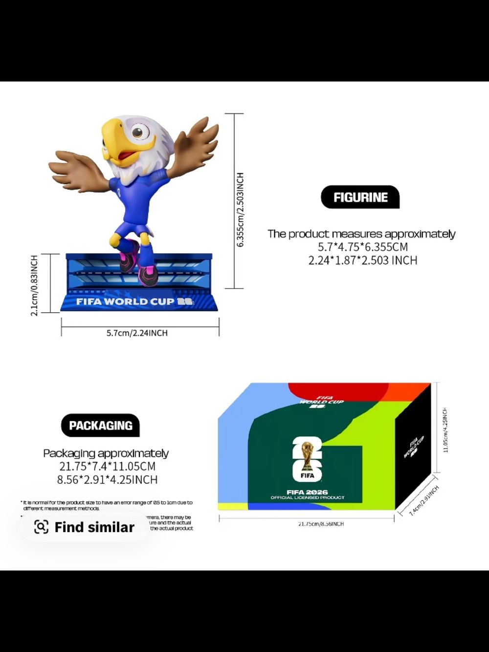 FIFA 2026 WORLD CUP Mascot Collectible Gift Set - 3 Figurines - Picture 11 of 13